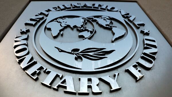 Logotipo do Fundo Monetário Internacional (FMI) - Sputnik Brasil