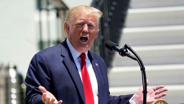 Presidente dos EUA, Donald Trump, discursa na Casa Branca em Washington, EUA, 15 de julho de 2019 - Sputnik Brasil