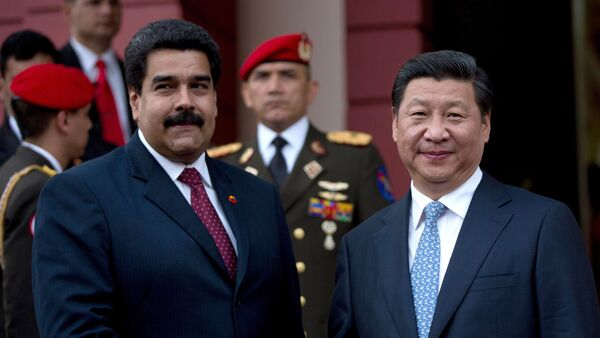 Presidentes da Venezuela e China, Nicolás Maduro e Xi Jinping - Sputnik Brasil