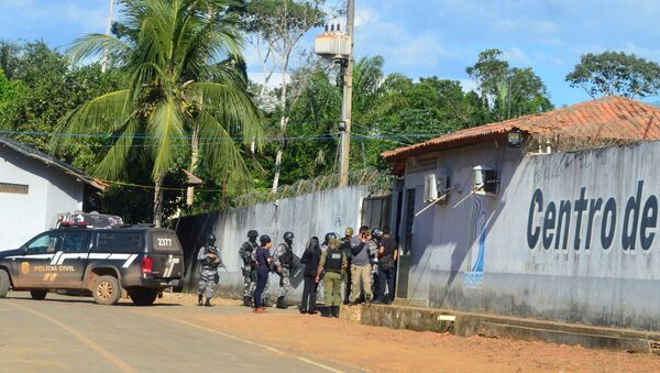 Centro de Detenção de Altamira, no Pará, onde um motim terminou com 57 detentos mortos - Sputnik Brasil