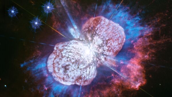 Eta Carinae, uma das maiores estrelas da Via Láctea e potencial assassino da vida na Terra - Sputnik Brasil