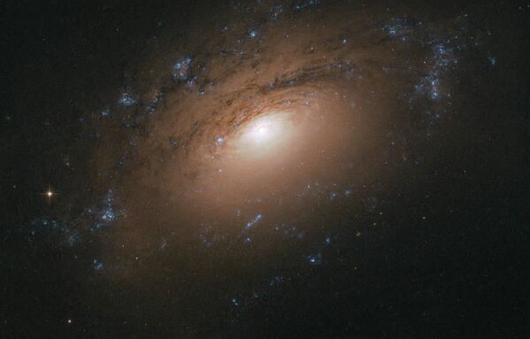 Imagem da galáxia espiral NGC 3169 tirada pelo Hubble - Sputnik Brasil