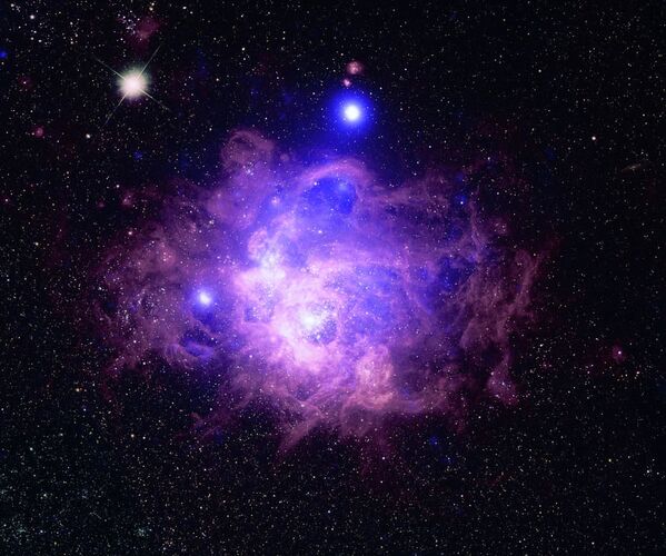 Estrelas em formação na nebulosa NGC 604, na constelação do Triângulo - Sputnik Brasil