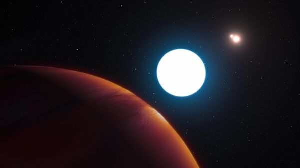 Exoplaneta HD 131399Ab, girando ao redor de três sois. 7 de Julho de 2016 - Sputnik Brasil