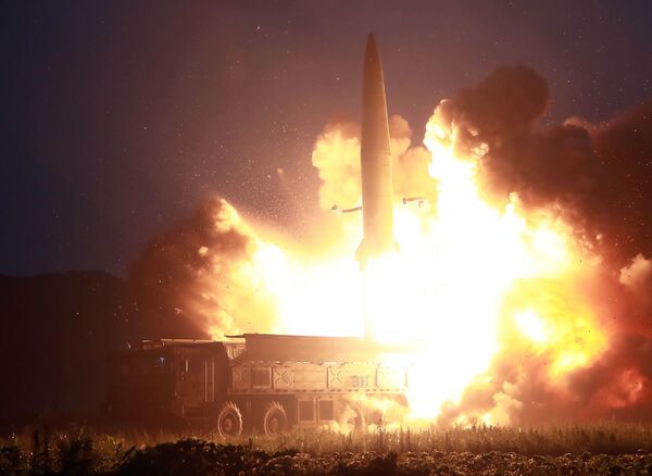 Lançamento de um míssil balístico na Coreia do Norte
 - Sputnik Brasil