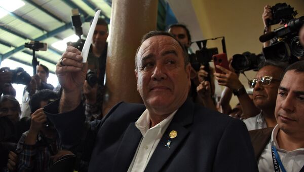 Alejandro Giammattei, presidente eleito da Guatemala - Sputnik Brasil