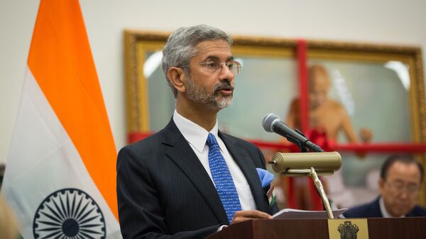 O ministro das Relações Exteriores da Índia, Subrahmanyam Jaishankar (Arquivo). - Sputnik Brasil