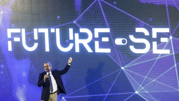 O ministro da Educação, Abraham Weintraub, durante apresentação do programa Future-se - Sputnik Brasil