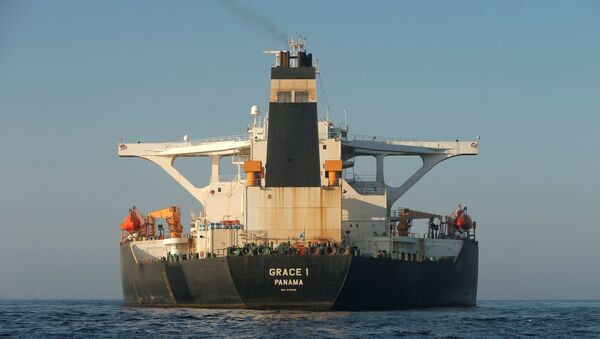 Petrolero iraniano Grace 1 em Gibraltar - Sputnik Brasil