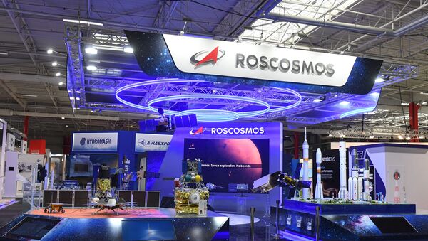 Pavilhão da Roscosmos no Show Aéreo de Paris 2019 - Sputnik Brasil