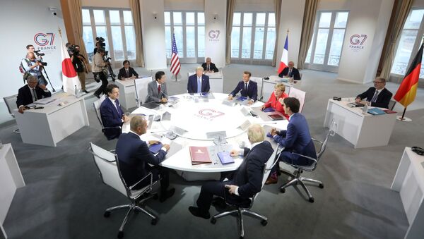 G7 em biarritz, França - Sputnik Brasil