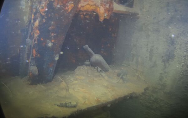 Foto interna do navio britânico HMS Terror - Sputnik Brasil
