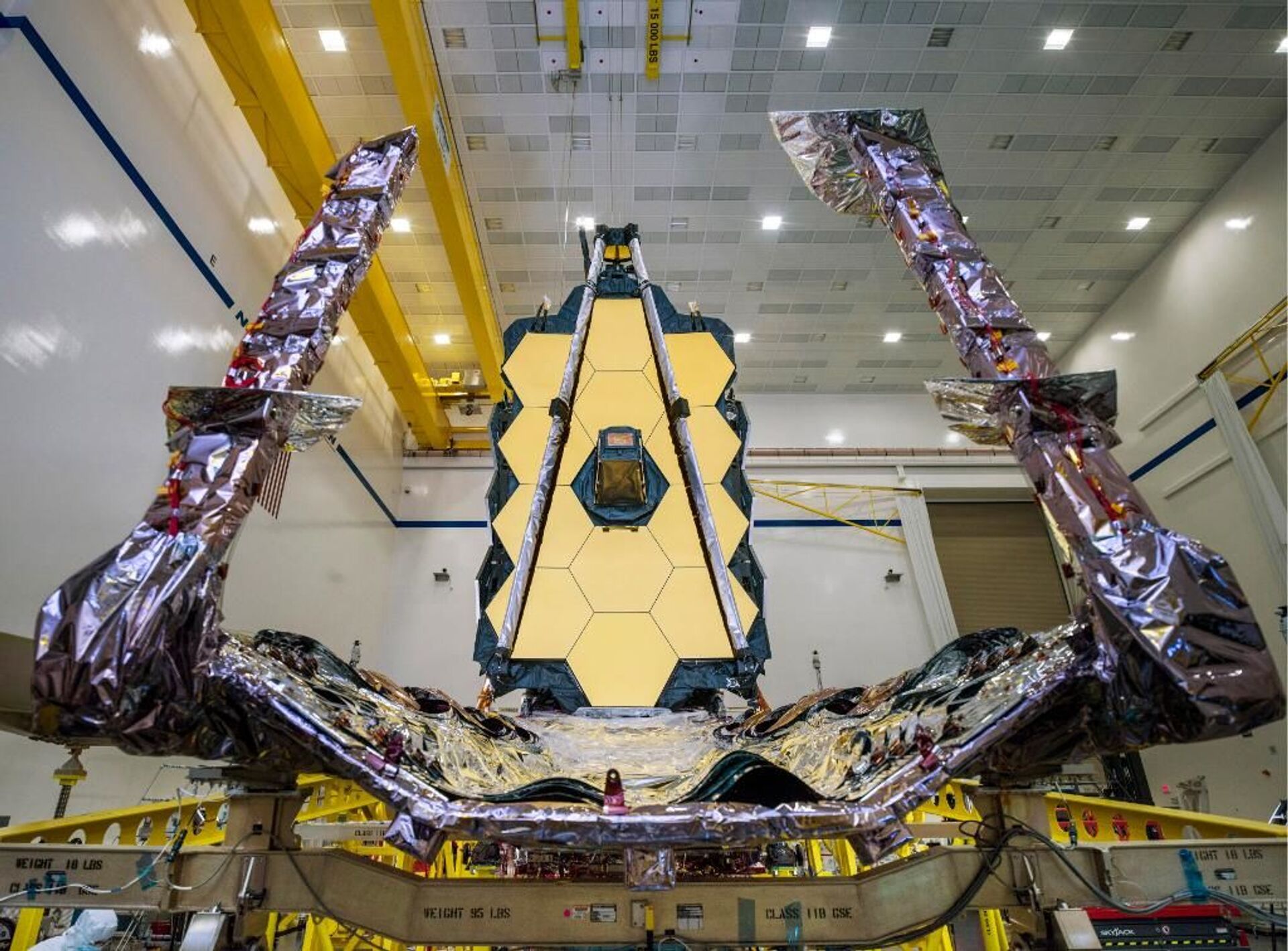 Telescópio Espacial James Webb da NASA, previsto para lançamento em 2021 - Sputnik Brasil, 1920, 25.01.2022