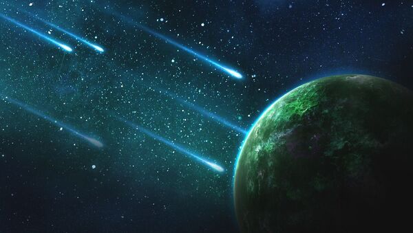 Asteroides caindo na Terra - Sputnik Brasil