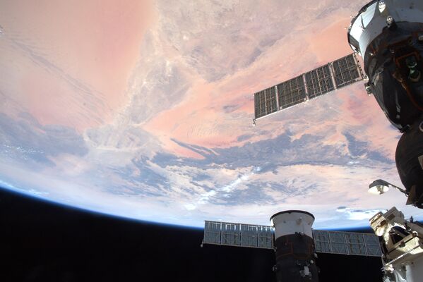 Terra vista a partir da Estação Espacial Internacional - Sputnik Brasil