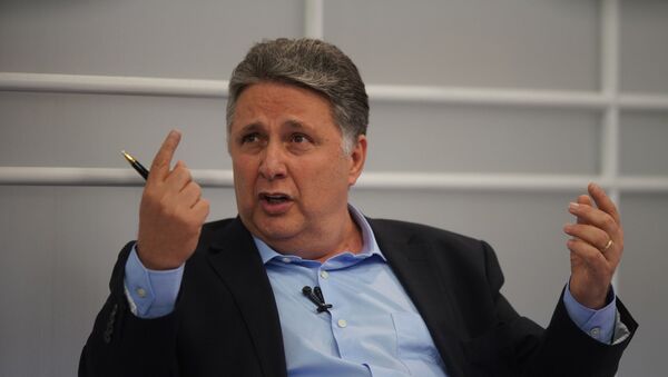 O ex-governador do Rio de Janeiro, Anthony Garotinho, durante debate promovido pelo UOL, Folha e SBT em 19 de setembro de 2018. - Sputnik Brasil