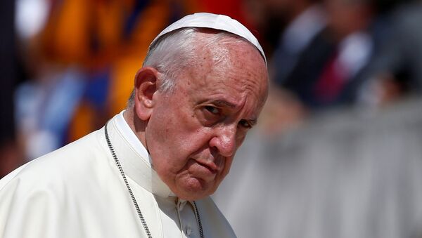 Papa Francisco no Vaticano. - Sputnik Brasil
