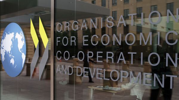 Sede da Organização para Cooperação e Desenvolvimento Econômico (OCDE), em Paris, França - Sputnik Brasil