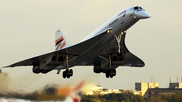Avião Concorde no aeroporto de Londres - Sputnik Brasil