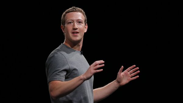 Mark Zuckerberg, CEO do Facebook. - Sputnik Brasil