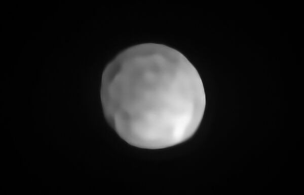Imagem do asteroide Hígia, que pode se tornar o menor planeta-anão do Sistema Solar  - Sputnik Brasil
