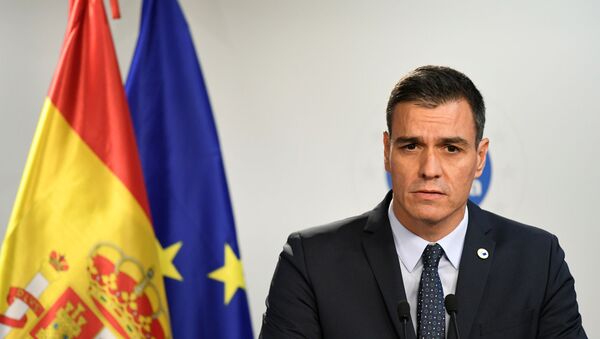 Pedro Sánchez, primeiro-ministro espanhol em exercício - Sputnik Brasil