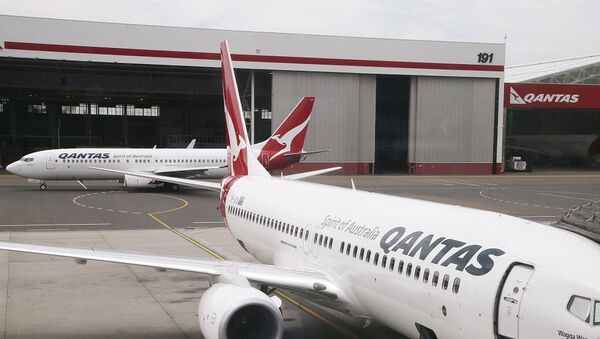 Aeronaves Boeing 737 da companhia aérea australiana Qantas - Sputnik Brasil