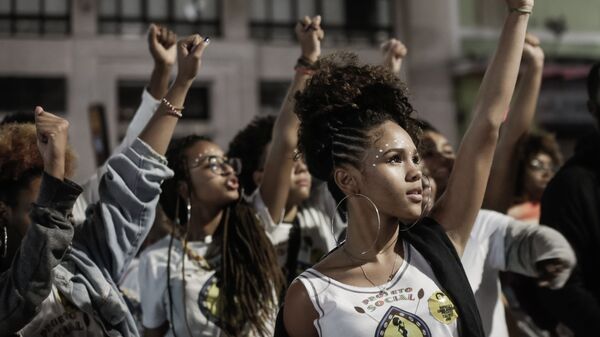 Marcha das Mulheres Negras em São Paulo contra a discriminação e a desigualdade (arquivo) - Sputnik Brasil