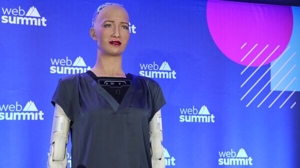 O Brasil é incrível, diz robô Sophia durante coletiva sobre inteligência artificial no Web Summit - Sputnik Brasil