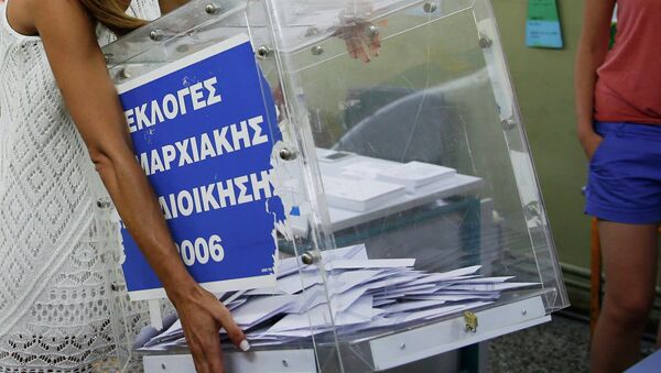 Votação na Grécia aponta a vitória do não - Sputnik Brasil