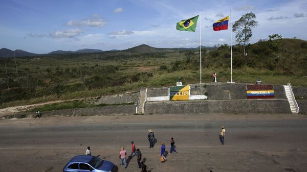 Fronteira entre a Venezuela e o Brasil - Sputnik Brasil