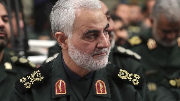 Qassem Soleimani, major-general da Força Al Quds da Guarda Revolucionária Iraniana, em foto feita em Teerã, no Irã, em outubro de 2019. - Sputnik Brasil