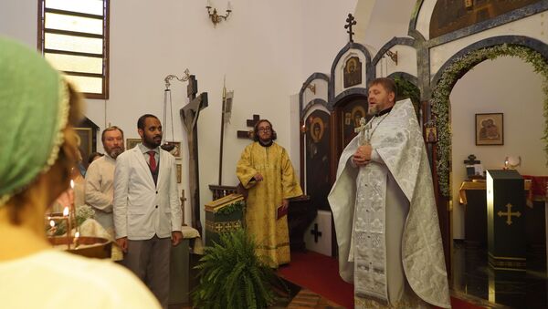 Liturgia de Natal na Igreja Ortodoxa Russa no Rio de Janeiro - Sputnik Brasil