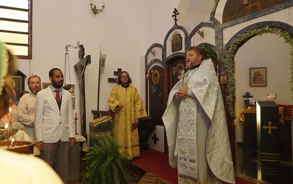 Liturgia de Natal na Igreja Ortodoxa Russa no Rio de Janeiro - Sputnik Brasil