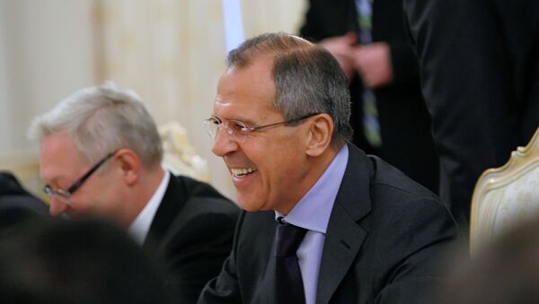 Ministro das Relações Exteriores da Rússia, Sergei Lavrov, durante reunião de trabalho (foto de arquivo) - Sputnik Brasil