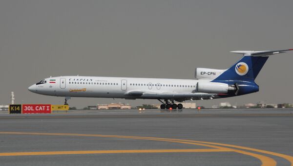 Avião Tu-154M da Caspian Airlines, Irã (imagem de arquivo) - Sputnik Brasil