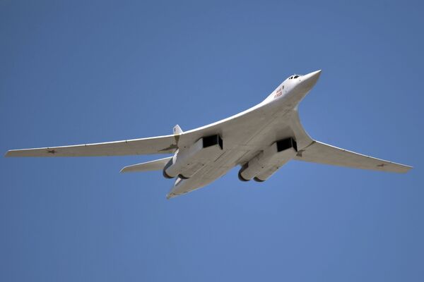 Bombardeiro estratégico Tupolev Tu-160 (foto de arquivo) - Sputnik Brasil