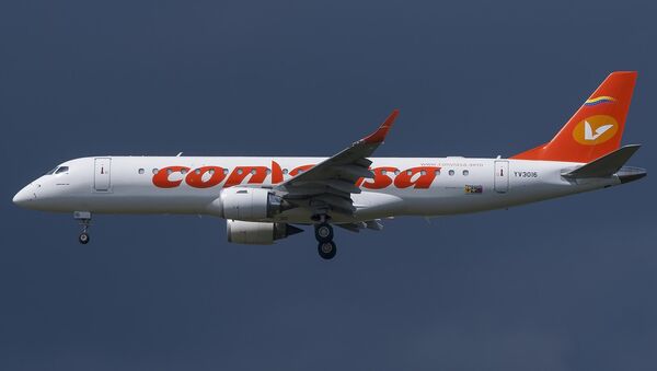 Avião da companhia aérea venezuelana Conviasa (imagen referencial) - Sputnik Brasil