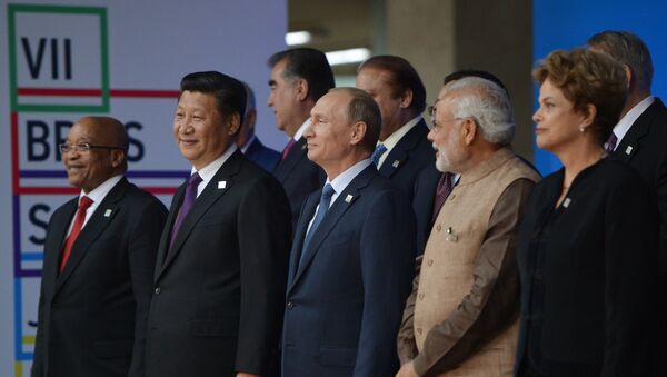 Participantes da cúpula do BRICS - Sputnik Brasil