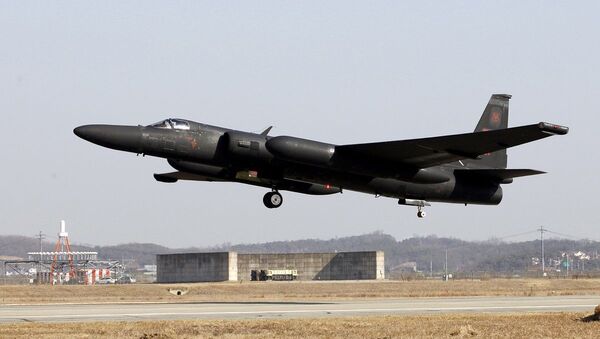 Aeronave U-2 dos EUA decloando da base de Osan na Coreia do Sul (foto de arquivo) - Sputnik Brasil