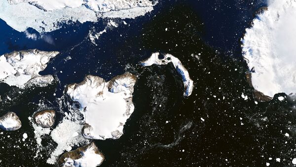 Foto de satélite da NASA mostra cobertura de gelo na Antártica em 4 de fevereiro de 2020 (foto de arquivo) - Sputnik Brasil