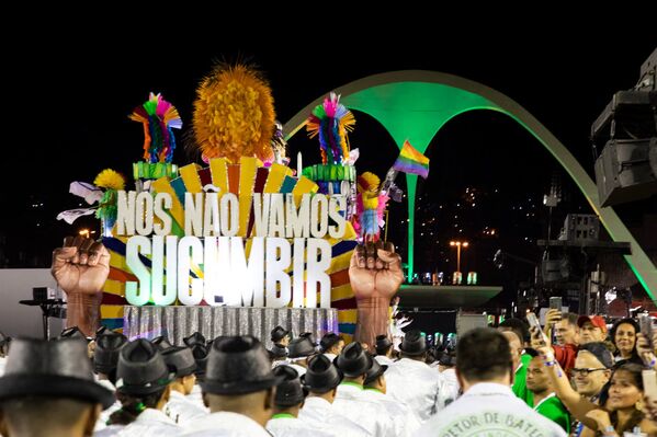 Desfile da Mocidade na segunda noite do Grupo Especial na Sapucaí - Sputnik Brasil