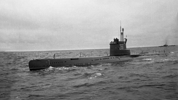 Um submarino soviético do projeto 613 (imagem referencial) - Sputnik Brasil