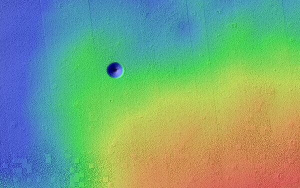 Vulcão Pavonis Mons em Marte - Sputnik Brasil