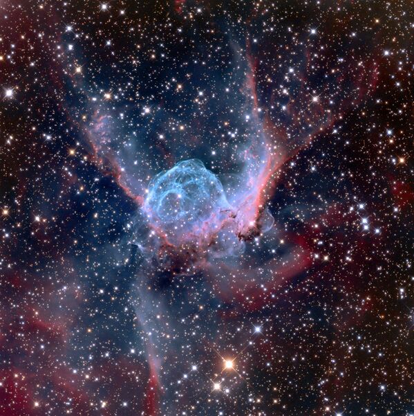 A foto de  Adam Block NGC 2359 é uma nebulosa na direção da constelação de Canis Major. - Sputnik Brasil