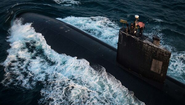Submarino USS Toledo da Marinha dos EUA - Sputnik Brasil