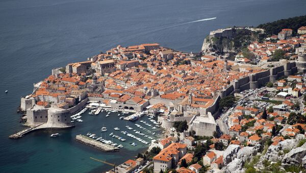 Centro histórico de Dubrovnik na Croácia - Sputnik Brasil