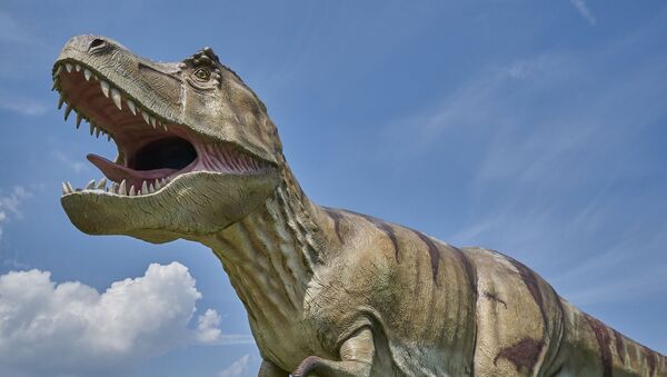 Uma réplica de um dinossauro (imagem referencial) - Sputnik Brasil