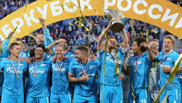 O Zenit São Petersburgo conquistou a Supertaça da Rússia 2015. - Sputnik Brasil