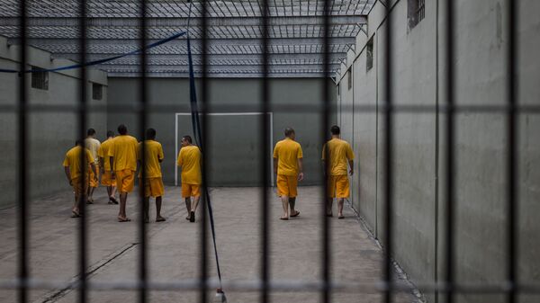 Detentos condenados cumprem pena na Penitenciária Industrial, em Joinville  (SC). - Sputnik Brasil